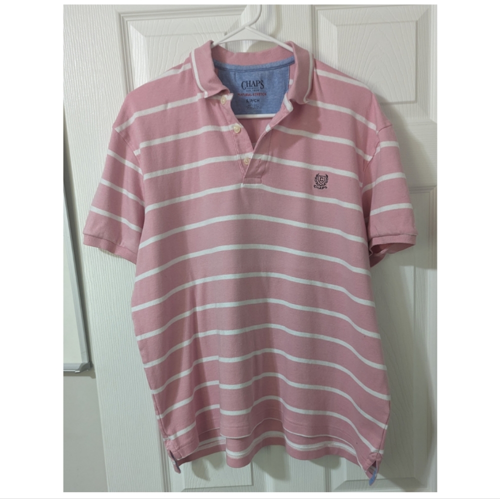 Men's Pink Chaps polo
